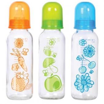 ПОМА БУТЫЛОЧКА (СТЕКЛО) 260 мл 910 силикон. соска (быстр. поток)