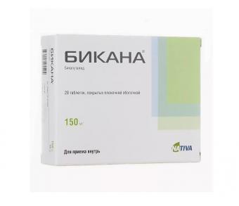 БИКАНА табл. п/о плен. 150 мг №28