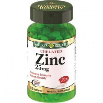 НЭЙЧЕС БАУНТИ (NATURE`S BOUNTY) ЦИНКА ХЕЛАТ табл. №100