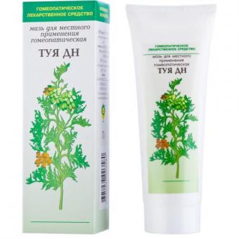 ТУЯ ДН гомеопат. мазь 70 гр