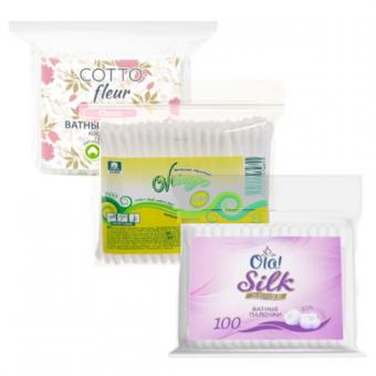 ВАТНЫЕ ПАЛОЧКИ пакет №100