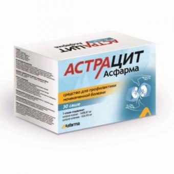 АСТРАЦИТ АСФАРМА пор д/приг.р-ра внутрь саше №30