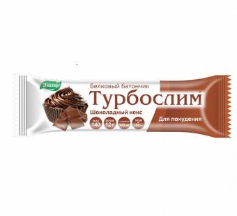 ТУРБОСЛИМ ДЛЯ ПОХУДЕНИЯ ЭВАЛАР батончик шоколадный кекс 50 гр