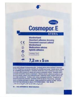 ПОВЯЗКА САМОКЛЕЮЩАЯСЯ СТЕРИЛЬНАЯ ХАРТМАНН COSMOPOR E 5см х 7,2см №1