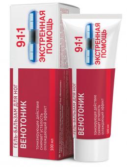 911 ВЕНОТОНИК МИРРОЛЛА гель-бальзам д/тела 100 мл