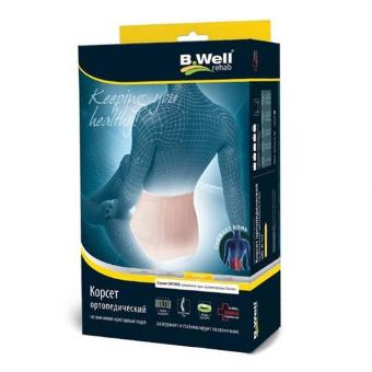 КОРСЕТ ОРТОПЕДИЧЕСКИЙ БИ ВЕЛЛ (B.WELL) W-152 поясничн.-крестцовый XXL