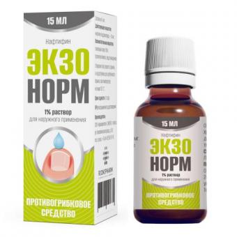 ЭКЗОНОРМ р-р наруж. 1% фл. 15 мл