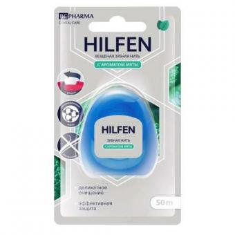 ХИЛФЕН ЗУБНАЯ НИТЬ 50 м мята