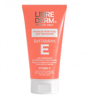 ЛИБРИДЕРМ ВИТАМИН-Е КРЕМ-ГЕЛЬ ДЛЯ УМЫВАНИЯ 150 мл нежный