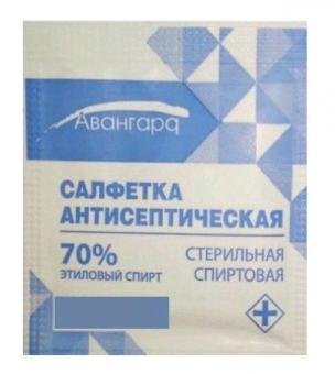САЛФЕТКА ДЛЯ ИНЪЕКЦИЙ 6см х 6см №100