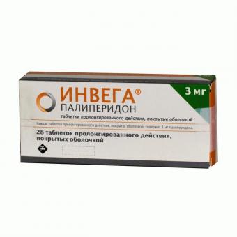 ИНВЕГА пролонг. табл. пролонг. п/о 3 мг №28