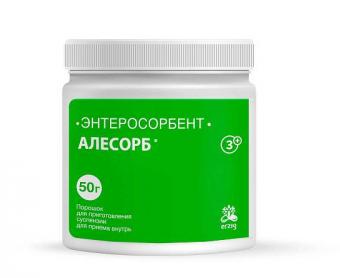 АЛЕСОРБ пор. внутр. 50 гр