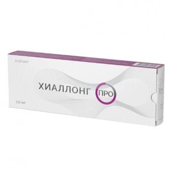ХИАЛЛОНГ ПРО ПРОТЕЗ СИНОВИАЛЬНОЙ ЖИДКОСТИ р-р д/внутрисуставного введ. шприц 3 мл