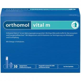 ОРТОМОЛЬ ВИТАЛ М саше №30 (табл. + капс.)