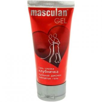ГЕЛЬ-СМАЗКА МАСКУЛАН клубничка 50 мл