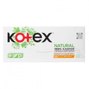 КОТЕКС ПРОКЛАДКИ ЕЖЕДНЕВНЫЕ NATURAL НОРМАЛ №40