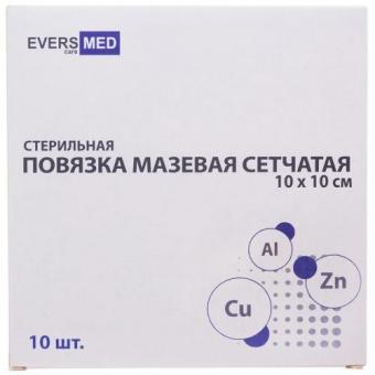 ПОВЯЗКА МАЗЕВАЯ EVERSMED Cu Zn+Al 10см х 10см №10