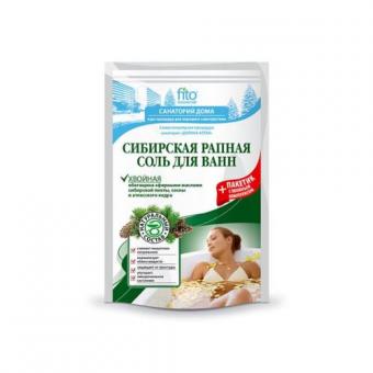 САНАТОРИЙ ДОМА СОЛЬ ДЛЯ ВАНН 530 гр сибирская рапная хвойная