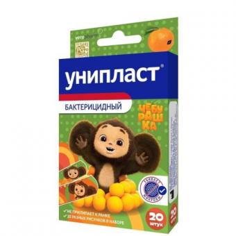 ЛЕЙКОПЛАСТЫРЬ ДЕТСКИЙ УНИПЛАСТ чебурашка №20