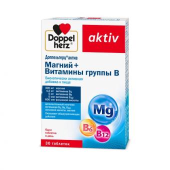ДОППЕЛЬГЕРЦ АКТИВ МАГНИЙ+ВИТ.ГР В табл. №30
