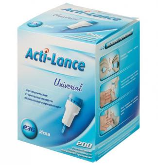 СКАРИФИКАТОР-ЛАНЦЕТ ACTI-LANCE UNIVERSAL №200