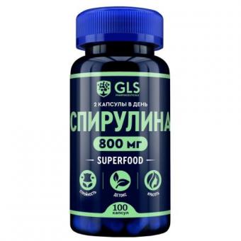 GLS (ГЛС) СПИРУЛИНА капс. №100