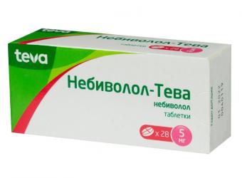 НЕБИВОЛОЛ ТЕВА табл. 5 мг №28