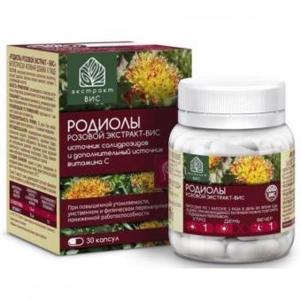 РОДИОЛЫ РОЗОВОЙ ЭКСТРАКТ ВИС капс. №30