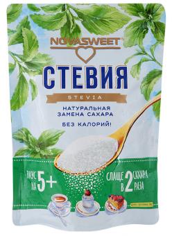 НОВАСВИТ ЗАМЕНИТЕЛЬ САХАРА ПОРОШОК стевия 200 гр