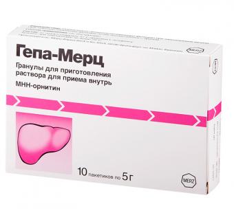 ГЕПА-МЕРЦ гран. д/приг. р-ра внутрь пак. 5 гр №10