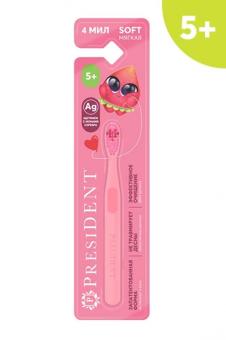ПРЕЗИДЕНТ ЗУБНАЯ ЩЕТКА ДЕТСКАЯ 5+