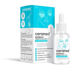 ЦЕРАМЕД (CERAMED) СЫВОРОТКА ДЛЯ ЛИЦА 30 мл дневная активизирующ.