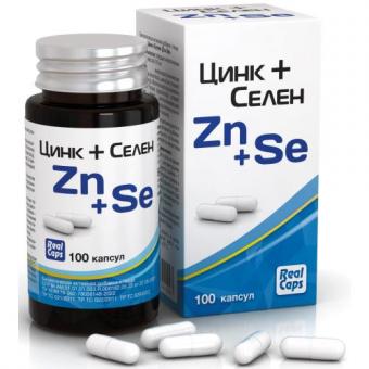 ЦИНК+СЕЛЕН РЕАЛКАПС капс. №100