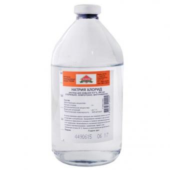 НАТРИЯ ХЛОРИД р-р д/инфузий 0,9% фл. 500 мл №1