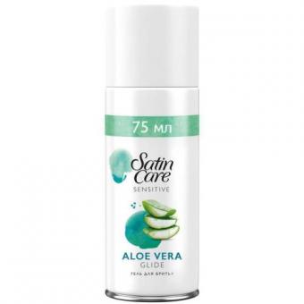 ЖИЛЛЕТТ (GILLETTE) SATIN CARE ГЕЛЬ ДЛЯ БРИТЬЯ 75 мл для чувствит. кожи