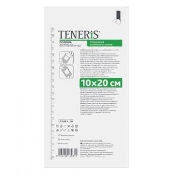 ПОВЯЗКА САМОКЛЕЮЩАЯСЯ СТЕРИЛЬНАЯ ТЕНЕРИС нетканая основа 10см х 20см