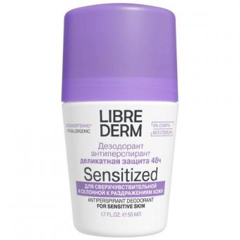 ЛИБРИДЕРМ ДЕЗОДОРАНТ РОЛИК 50 мл для чувствит. кожи