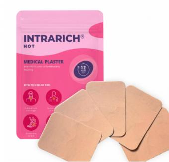 ПЛАСТЫРЬ ОБЕЗБОЛИВАЮЩИЙ INTRARICH HOT согревающ. №5