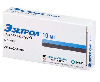ЭЗЕТРОЛ табл. 10 мг №28