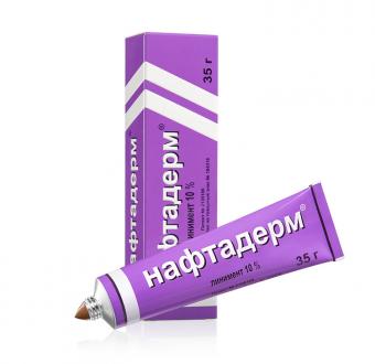 НАФТАДЕРМ линимент 10% туба 35 гр