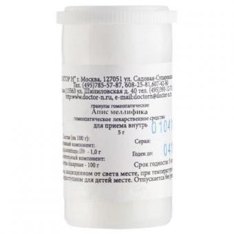 АПИС МЕЛЛИФИКА С6 гранулы гомеопатич. 5 гр