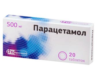 ПАРАЦЕТАМОЛ ФАРМСТАНДАРТ табл. 500 мг №20