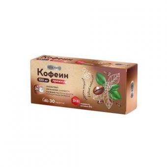 BIOFORTE КОФЕИН ПРЕМИУМ табл. с вит B12 №30