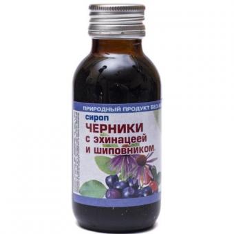 СИРОП ЧЕРНИКА эхинацея/шиповник фл. 100 мл
