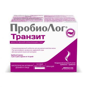 ПРОБИОЛОГ ТРАНЗИТ пор д/приг.р-ра внутрь саше №14