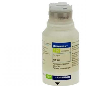 ОМНИПАК р-р д/инъекц. 300 мг йода/мл фл. 100 мл №10