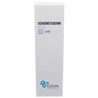 КСИЛОМЕТАЗОЛИН ОЗОН спрей назал. 0,1% фл. 15 мл
