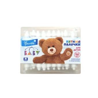 ВАТНЫЕ ПАЛОЧКИ ДЕТСКИЕ с ограничителем №56