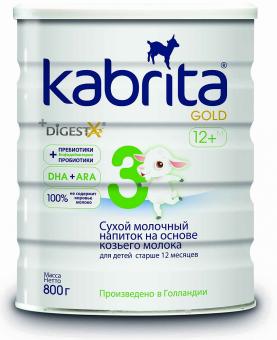 КАБРИТА GOLD СМЕСЬ МОЛОЧНАЯ НА КОЗЬЕМ МОЛОКЕ-3 800 гр