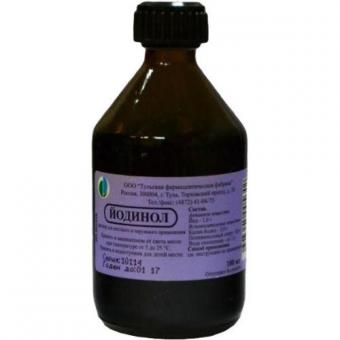 ЙОДИНОЛ ТУЛЬСКАЯ ФФ р-р наружный д/местн. прим фл. 100 мл